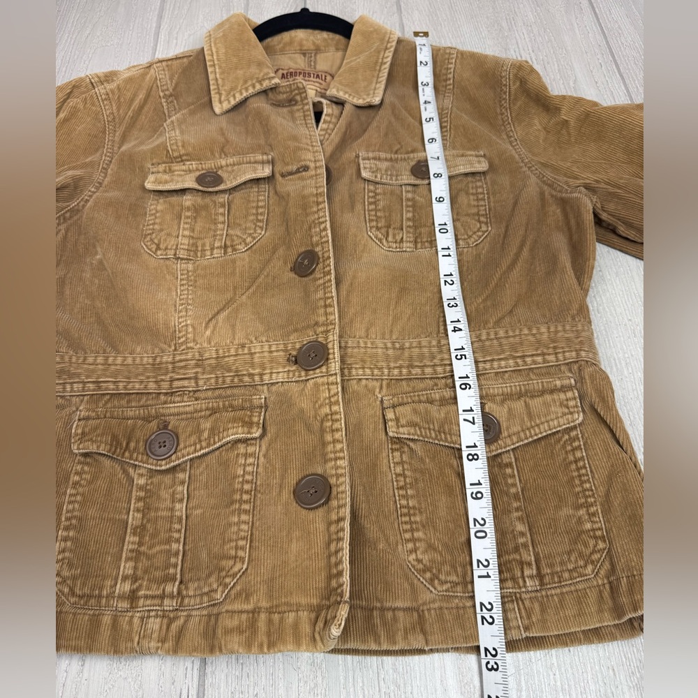 L Aeropostale Brown Corduroy Jacket, Vintage - Picture 6 of 6